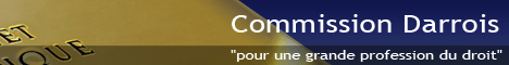 Banni�re du site de la commission Darrois