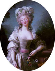 Portrait de Madame du Barry (1782) par Elisabeth Vigée Lebrun - Disponible sur Wikicommons