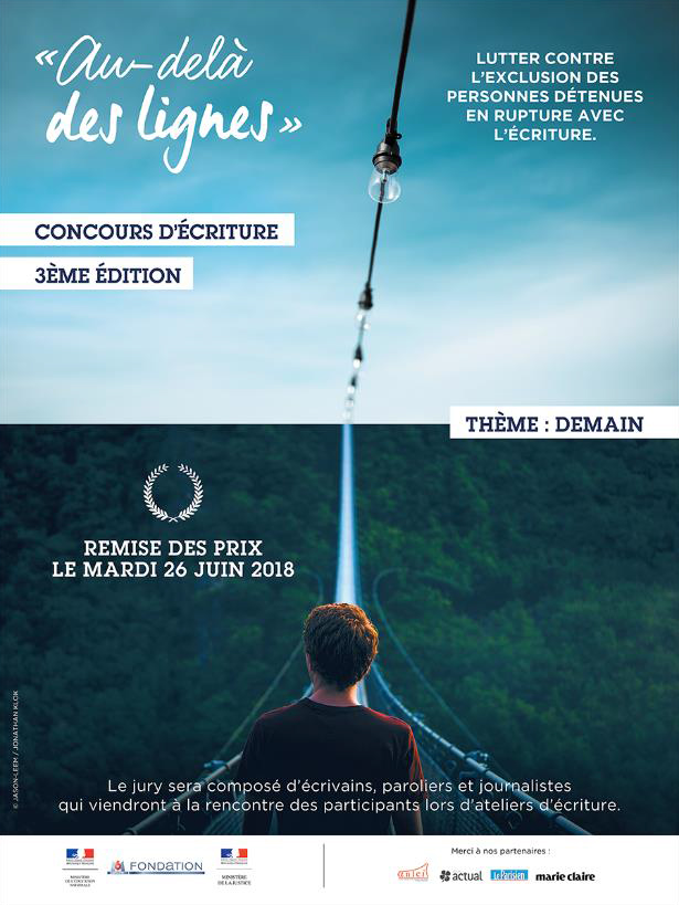 Prison : 3e édition du concours d’écriture « Au-delà des lignes »