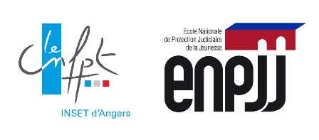 Logos ENPJJ et CNFPT - INSET d'Angers