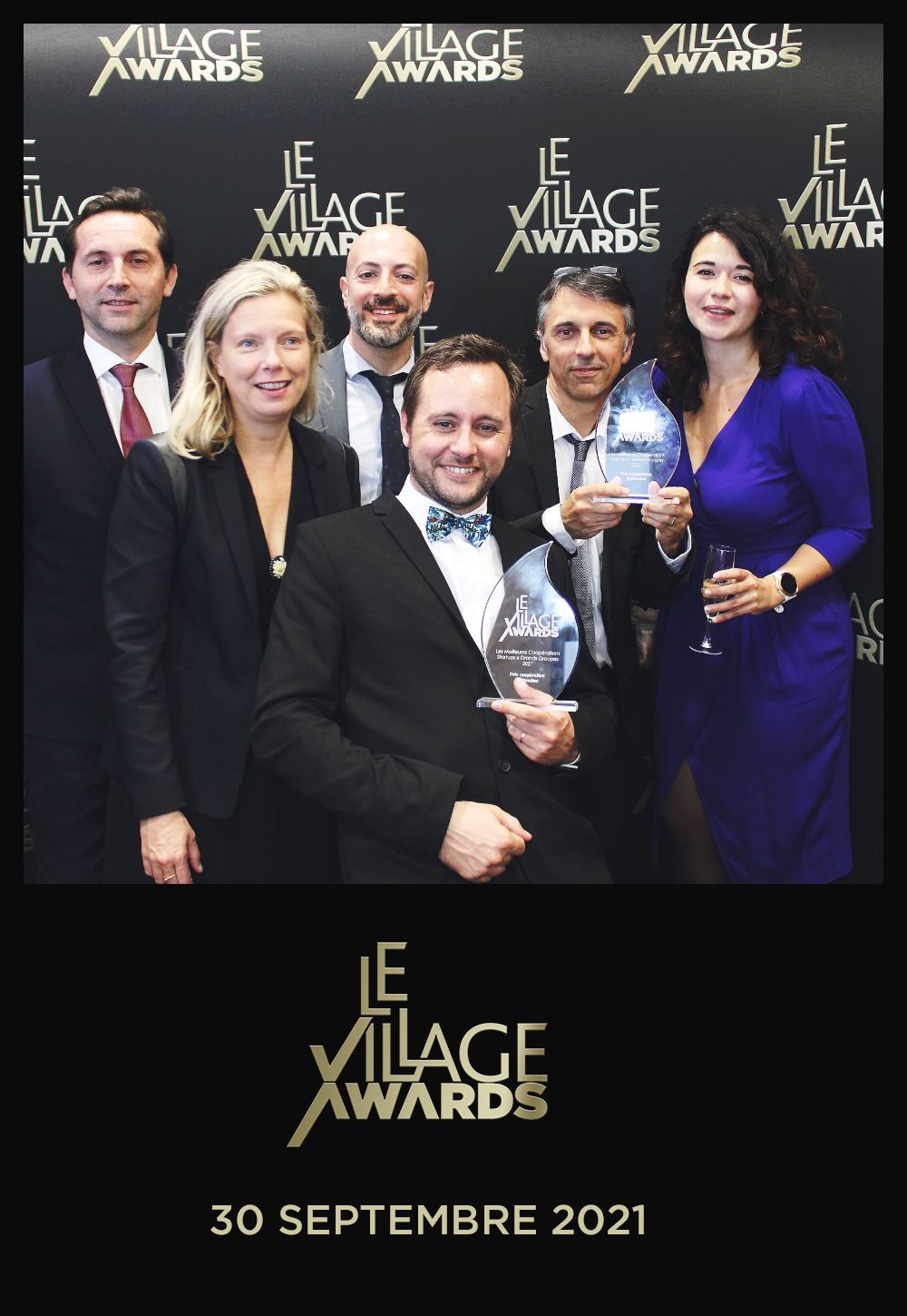 Prix de la Collaboration inattendue remis à la France ©Village awards