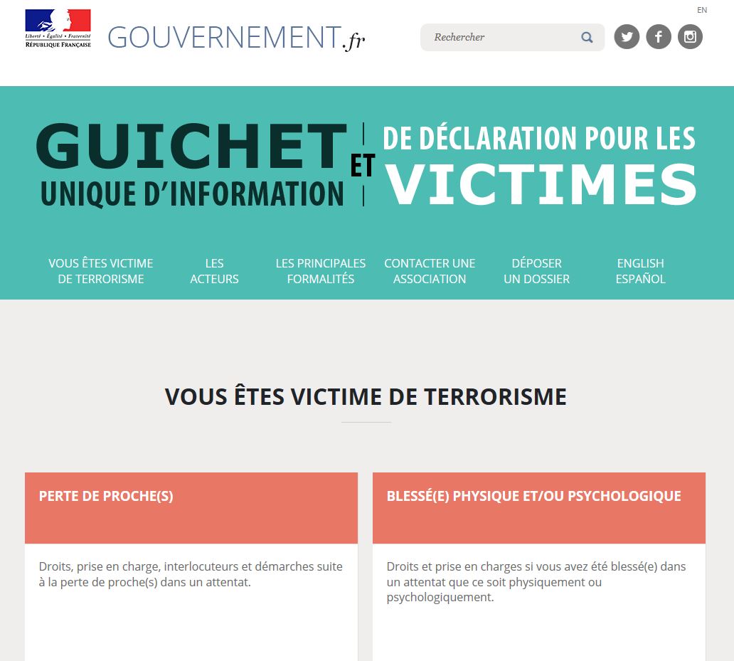 GUIDE VICTIMES